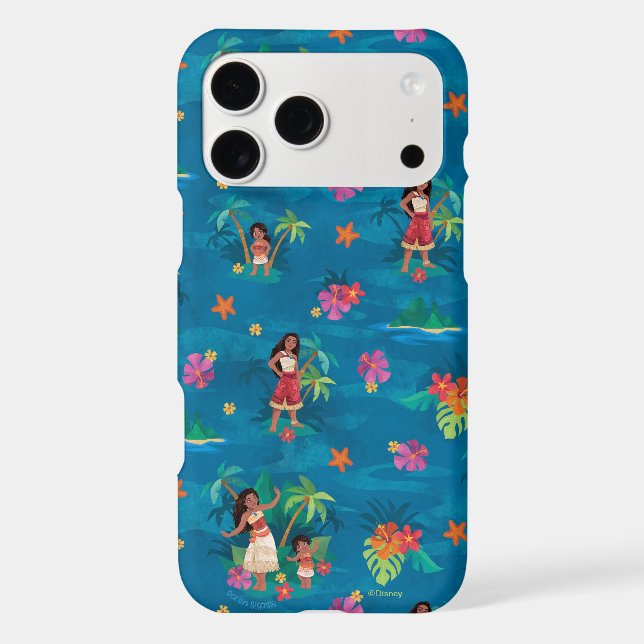 Moana and Simea Ocean Sisters Pattern Case-Mate iPhone Case (Back)
