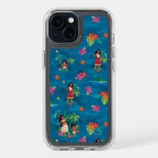 Moana and Simea Ocean Sisters Pattern iPhone 15 Case