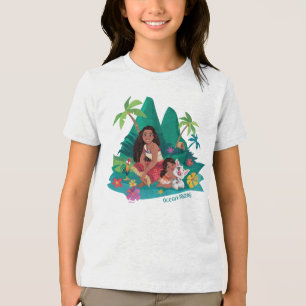 Moana and Simea Ocean Sisters Tri-Blend Shirt