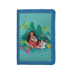 Moana and Simea Ocean Sisters Tri-fold Wallet