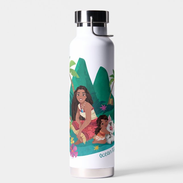 Moana and Simea Ocean Sisters Water Bottle (Left)
