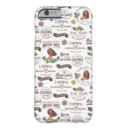 Moana | Bold Adventurer Pattern Barely There iPhone 6 Case