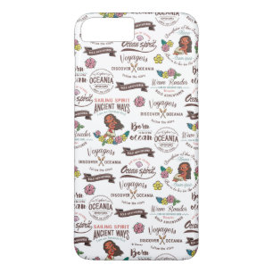 Moana Bold Adventurer Pattern iPhone 8 Plus/7 Plus Case
