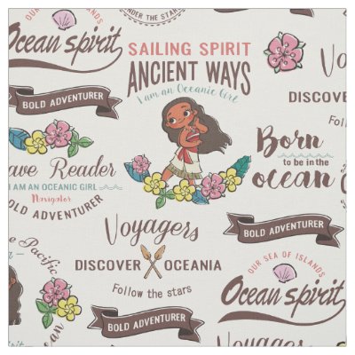 Moana | Bold Adventurer Pattern Fabric