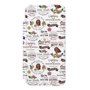 Moana   Bold Adventurer Pattern iPhone SE/5/5s Wallet Case