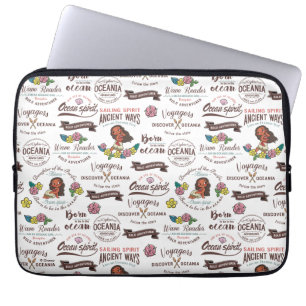 Moana Bold Adventurer Pattern Laptop Sleeve