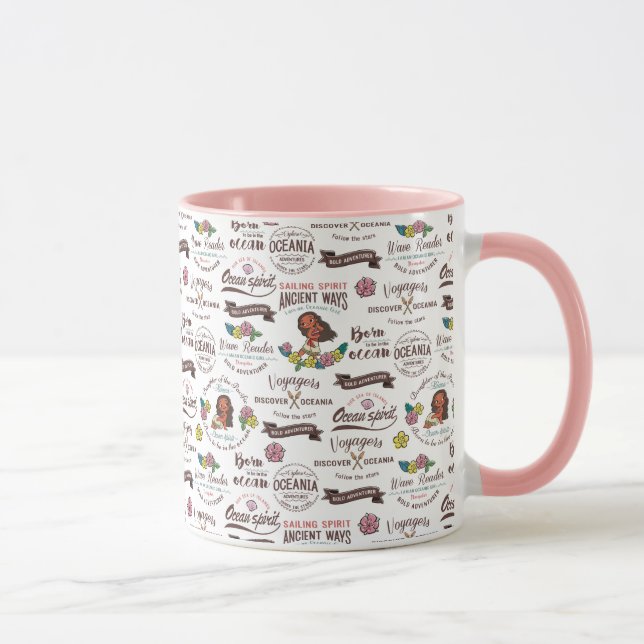 Moana | Bold Adventurer Pattern Mug (Right)