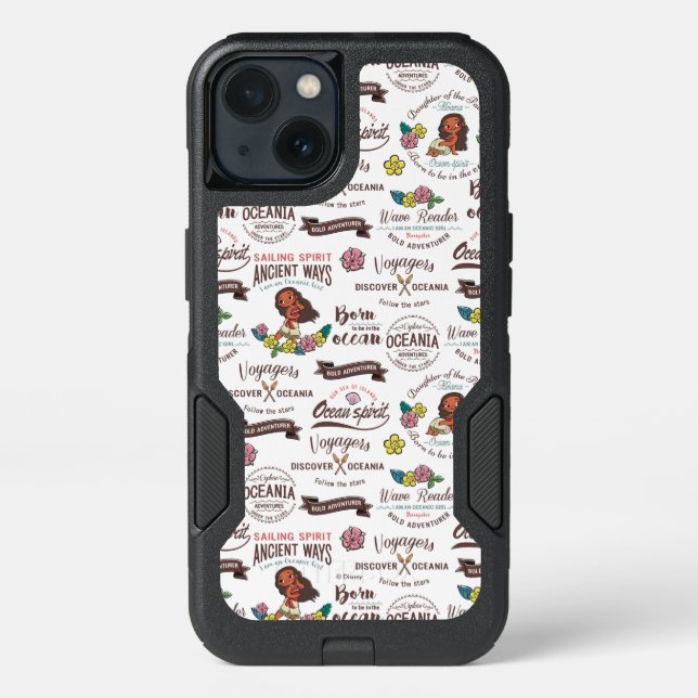 Moana | Bold Adventurer Pattern Otterbox iPhone Case (Back)
