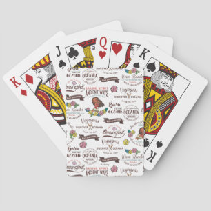 Moana Bold Adventurer Pattern Playing Cards