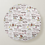 Moana | Bold Adventurer Pattern Round Pillow