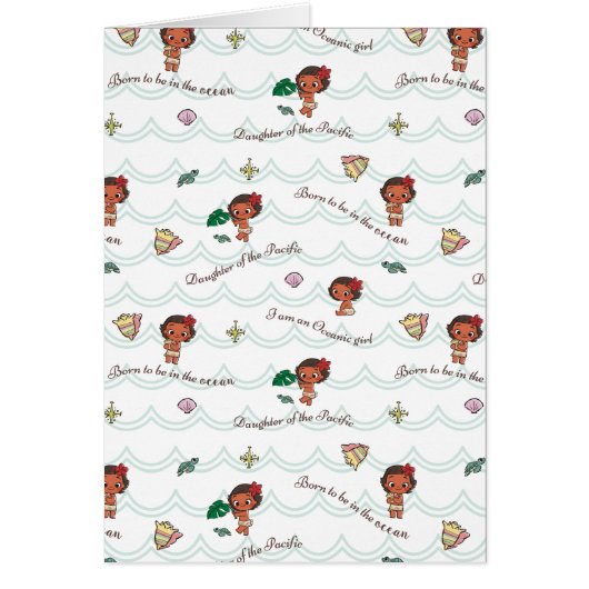 Moana | Born to be in the Ocean Pattern (Front)