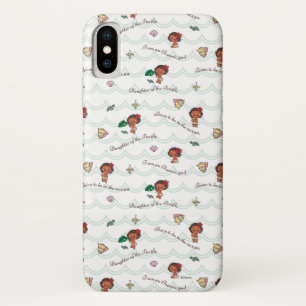 Moana Born to be in the Ocean Pattern iPhone X Case