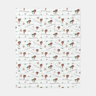 Moana   Born to be in the Ocean Pattern Fleece Blanket