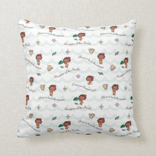Moana Born to be in the Ocean Pattern Throw Pillow