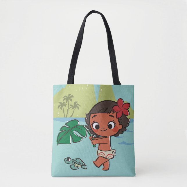 Moana | Born to be in the Sea Tote Bag (Front)
