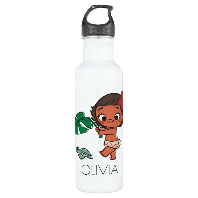 Moana | Born to be in the Sea Water Bottle (Front)
