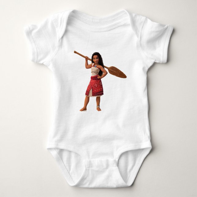 Moana Born to Voyage Baby Bodysuit (Front)
