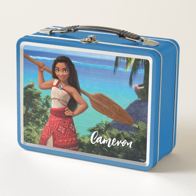 Moana Born to Voyage Metal Lunch Box (Front)