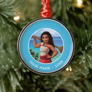 Moana Born to Voyage Metal Ornament