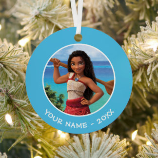 Moana Born to Voyage Metal Ornament