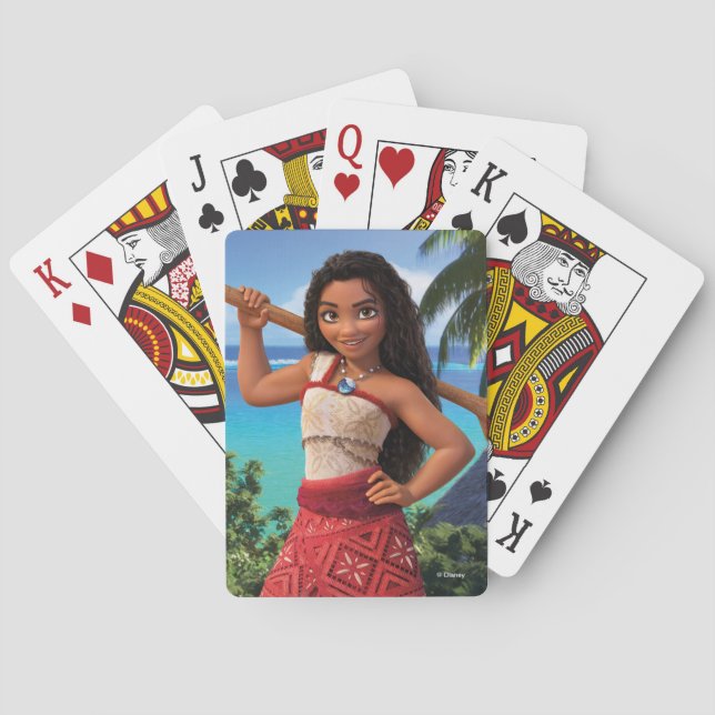 Moana Born to Voyage Playing Cards (Back)