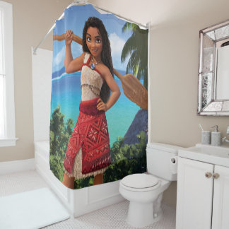 Moana Born to Voyage Shower Curtain