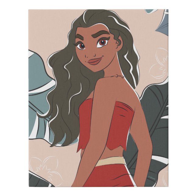 Moana Captured Moment Faux Canvas Print (Front)
