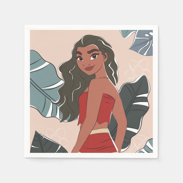 Moana Captured Moment Napkins (Front)