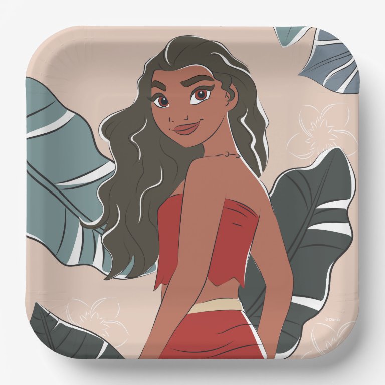 Moana Captured Moment Paper Plates