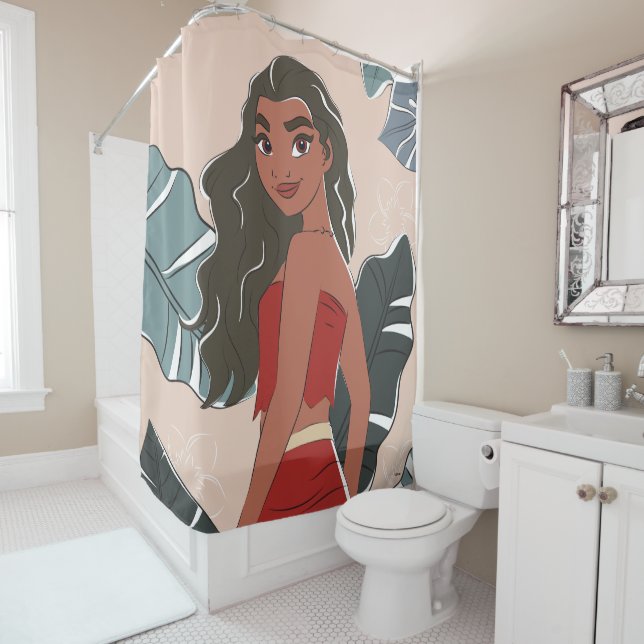 Moana Captured Moment Shower Curtain (In Situ)