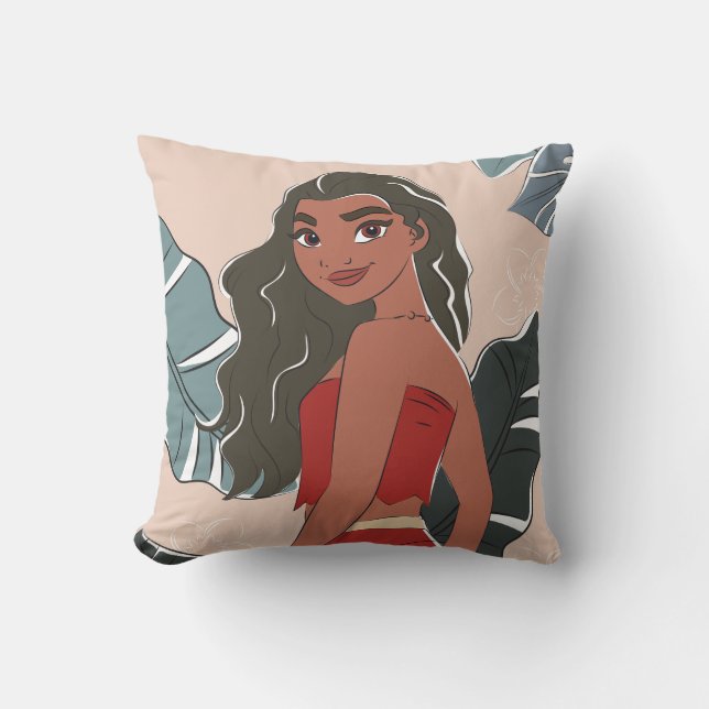 Moana Captured Moment Throw Pillow (Front)