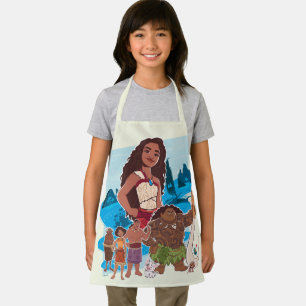 Moana & Crew Sail Beyond the Horizon Apron