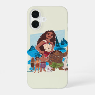 Moana & Crew Sail Beyond the Horizon iPhone 16 Case