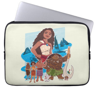Moana & Crew Sail Beyond the Horizon Laptop Sleeve