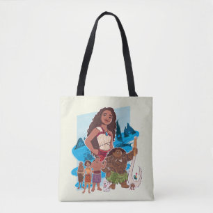 Moana & Crew Sail Beyond the Horizon Tote Bag