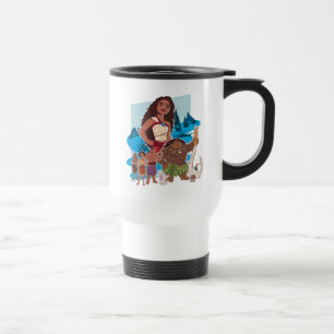 Moana & Crew Sail Beyond the Horizon Travel Mug