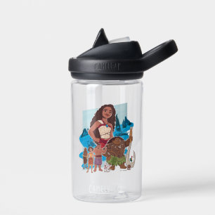 Moana & Crew Sail Beyond the Horizon Water Bottle