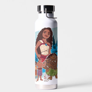 Moana & Crew Sail Beyond the Horizon Water Bottle
