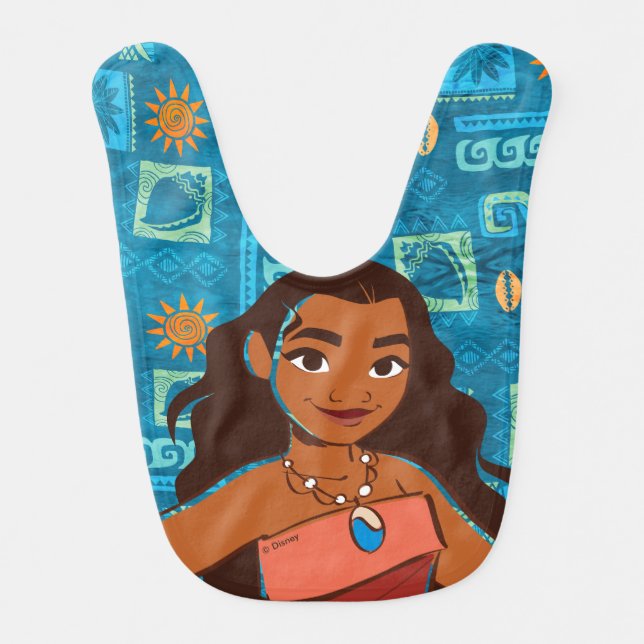 Moana | Daughter Of The Sea Bib (Front)