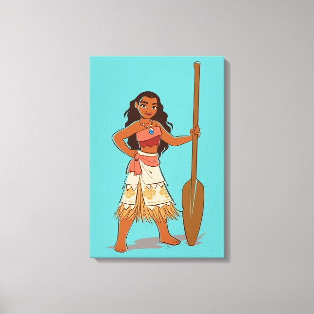 Moana | Daughter Of The Sea Canvas Print (Front)