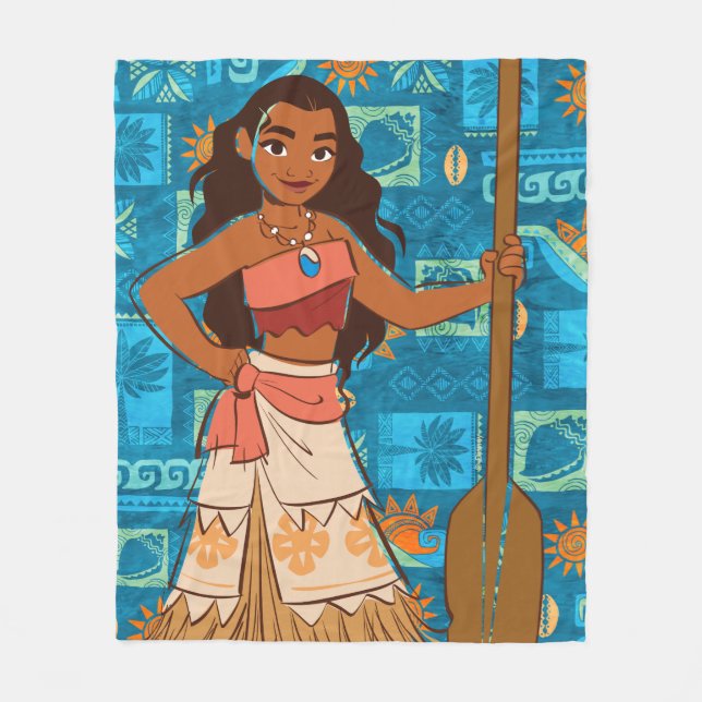 Moana | Daughter Of The Sea Fleece Blanket (Front)