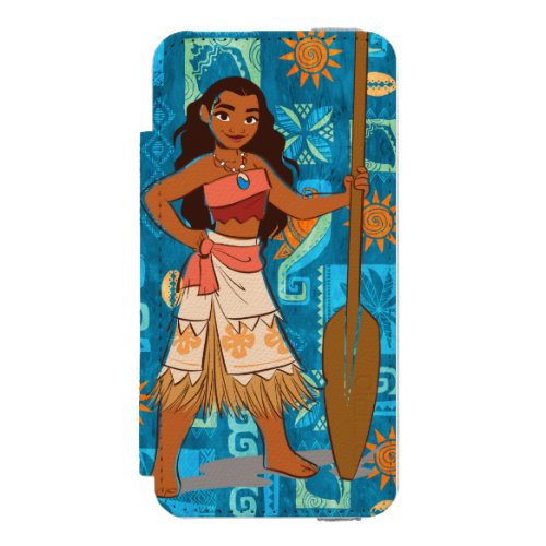 Moana  Daughter Of The Sea Wallet Case For iPhone SE55s