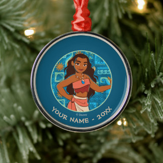 Moana | Daughter Of The Sea Metal Ornament