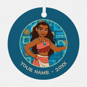Moana Daughter Of The Sea Metal Ornament