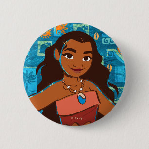 Moana   Daughter Of The Sea Pinback Button