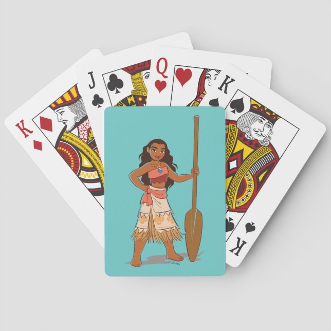 Moana | Daughter Of The Sea Playing Cards (Back)