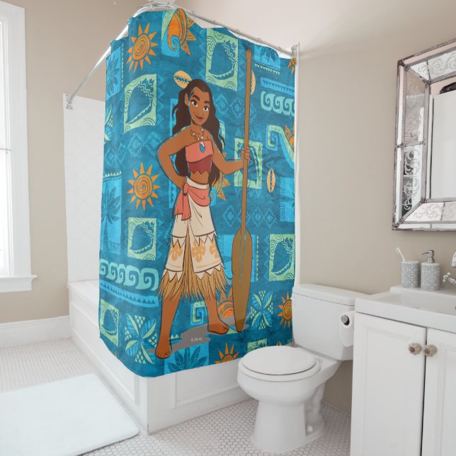 Moana | Daughter Of The Sea Shower Curtain (In Situ)