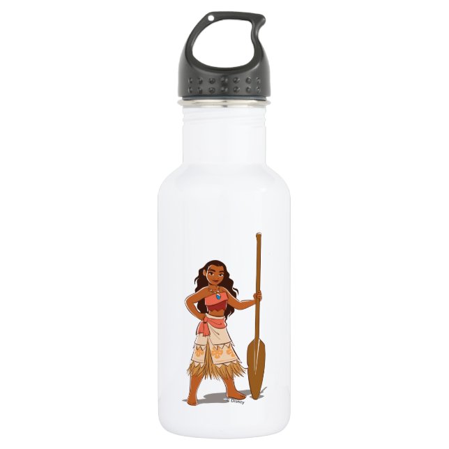 Moana | Daughter Of The Sea Stainless Steel Water Bottle (Front)