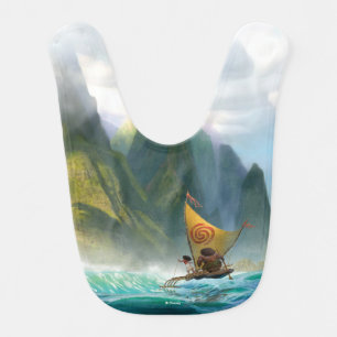 Moana Discover Oceania Baby Bib