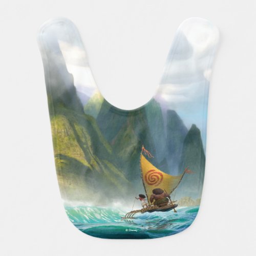 Moana  Discover Oceania Baby Bib